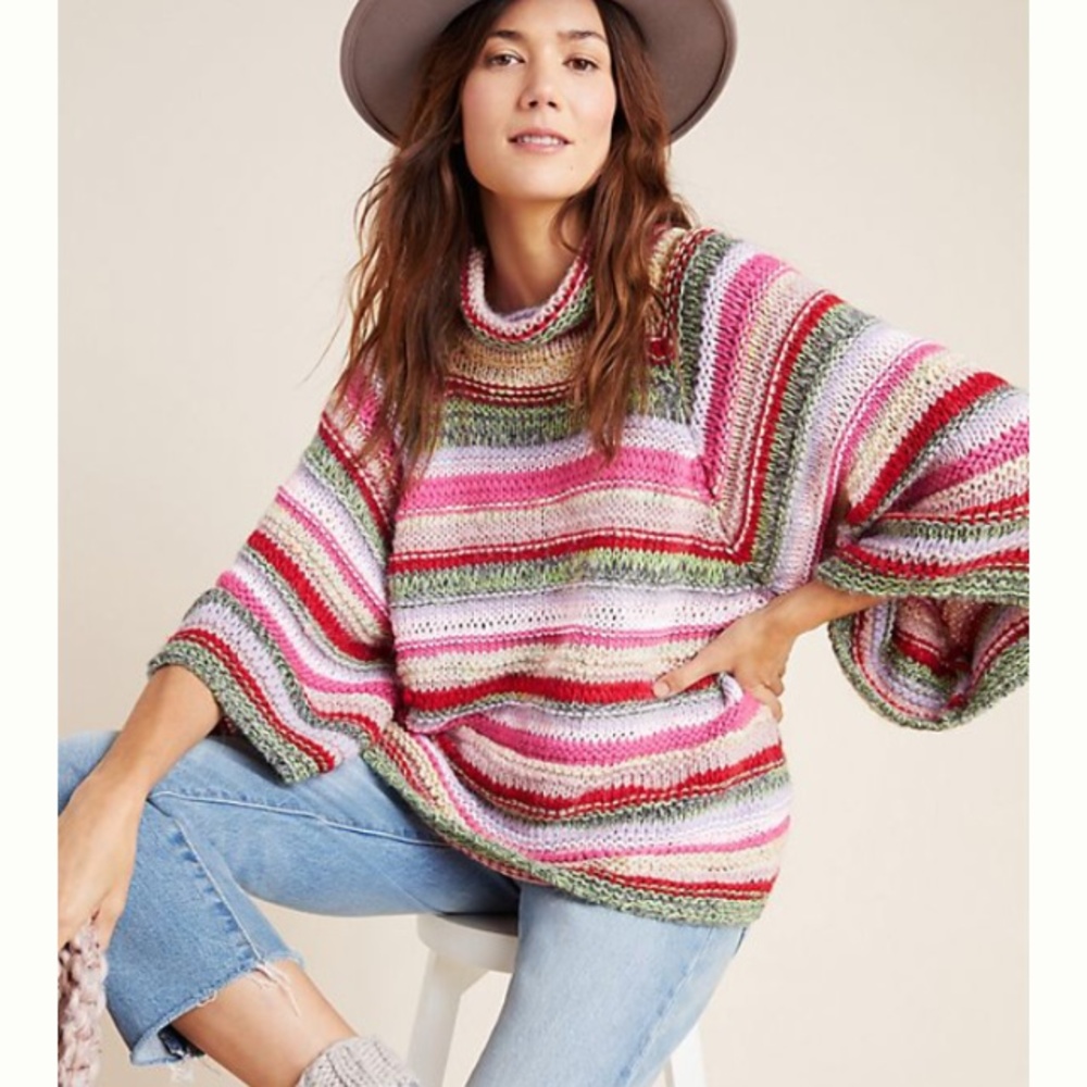 Anthropologie Candice bell sleeved sweater